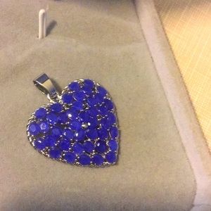 Most beautiful luxurious Blue Sapphire heart